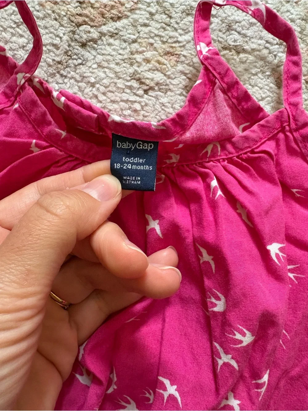 Baby Gap toddler pink jumpsuit